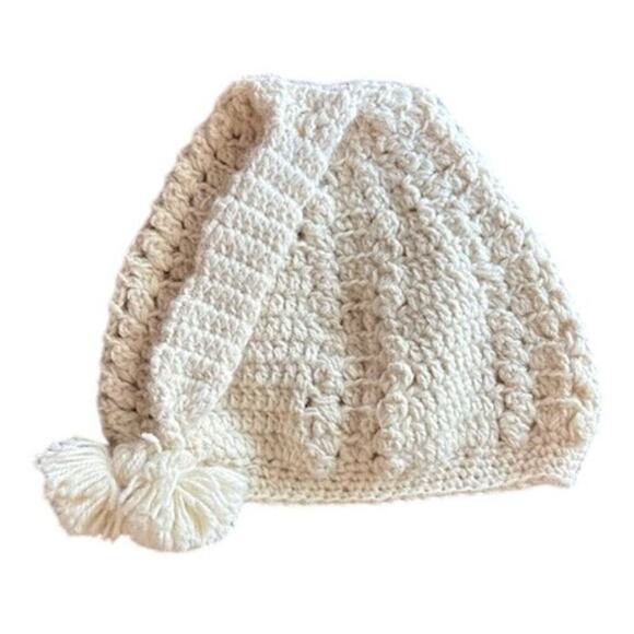 Novica  Handmade 100% Alpaca Wool Cream Hat Made in Peru - Picture 1 of 4